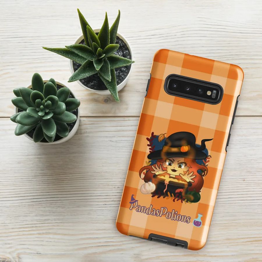 Pumpkin Witch Panda Samsung Case product image (4)