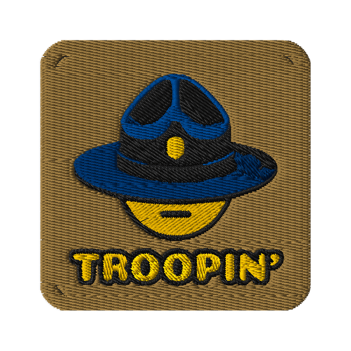 Troopin' Expressions Embroidered Patch product image (1)