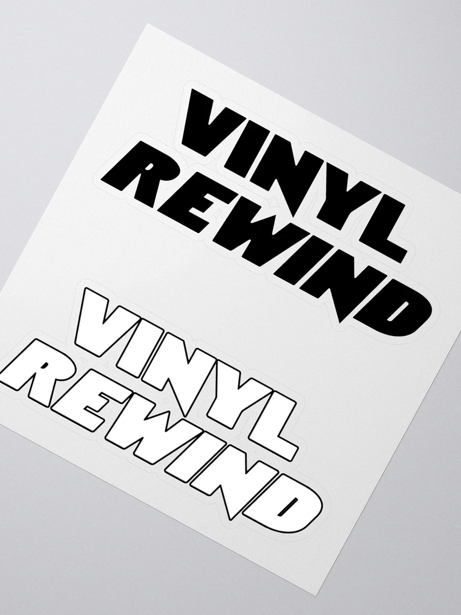 Retro Vinyl Rewind Sticker Pack product image (2)