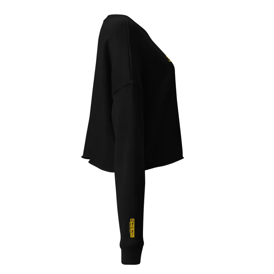Hiragana! Nezuyaki Fleece Crop Top (Yellow) product image (6)