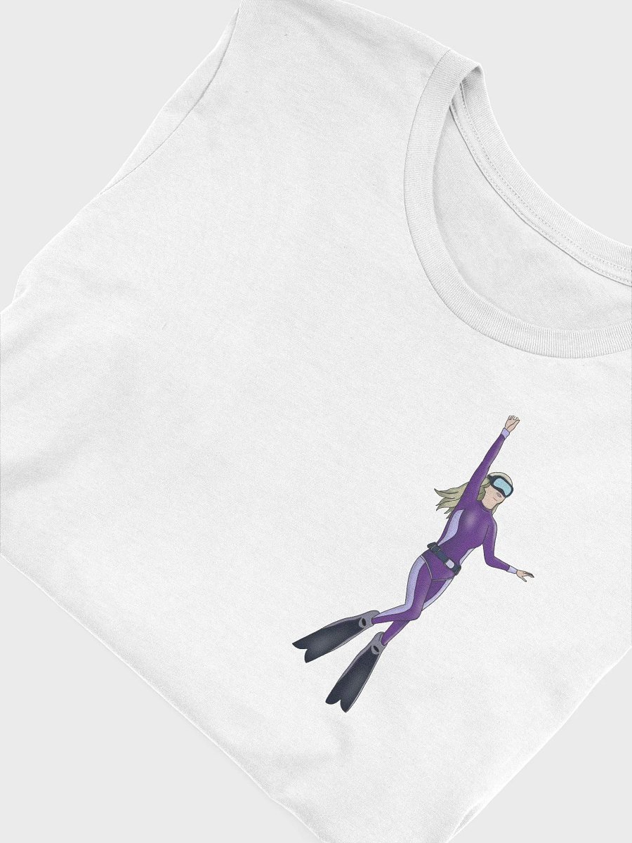 Oceanic Spirit: Free Diver Girl T-Shirt product image (4)