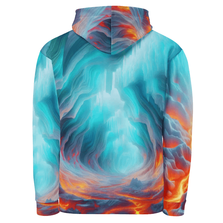 Fire and Ice - Erupting Lava Under Ice #18 product image (2)