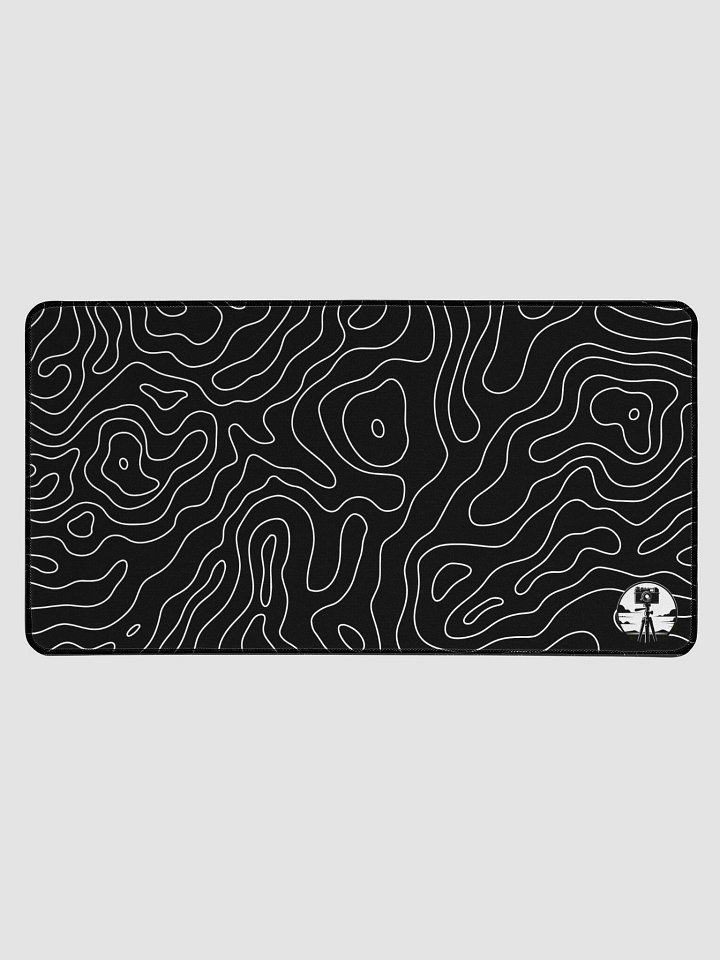 white & black damascus deskpad product image (1)