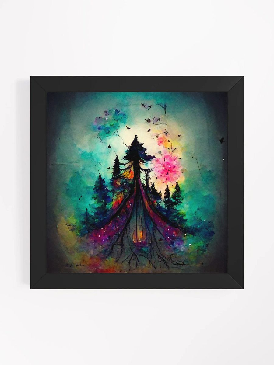 Mystic Black Matte Art Print product image (4)