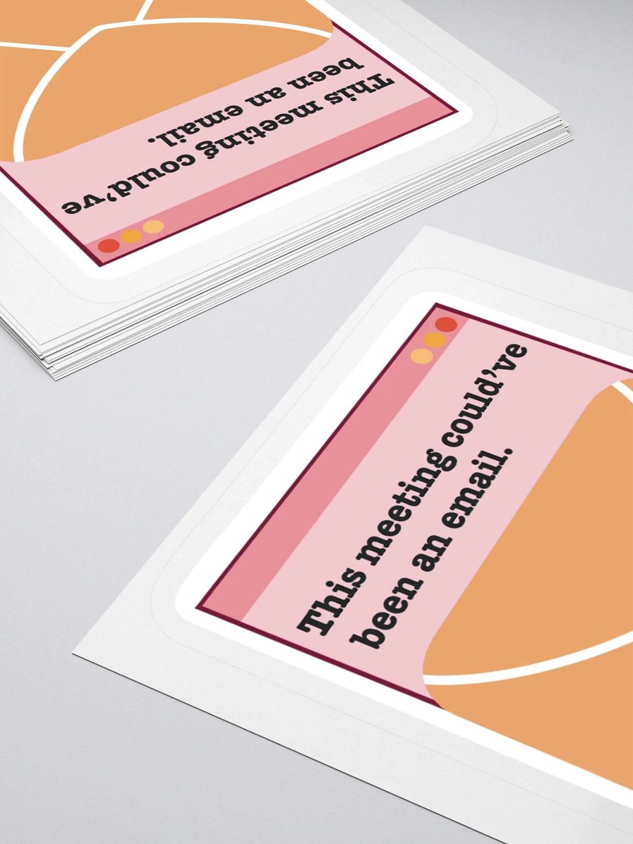 Email Meeting Humor Sticker product image (7)