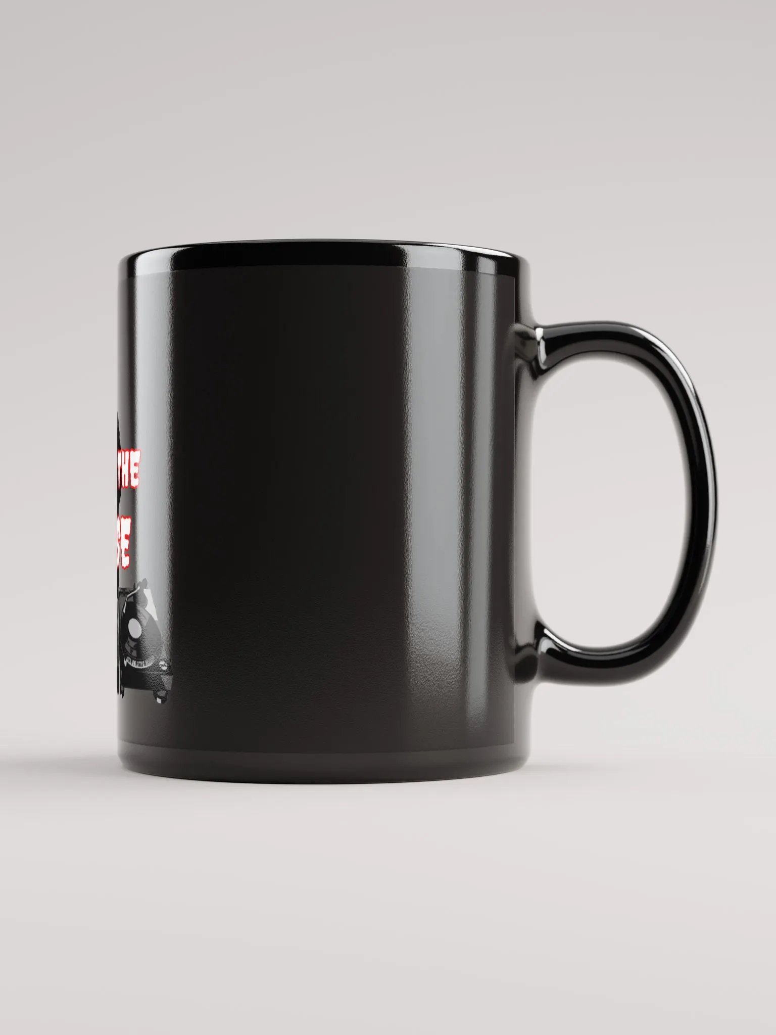 Ghostface in the house Black Glossy Mug product image (2)