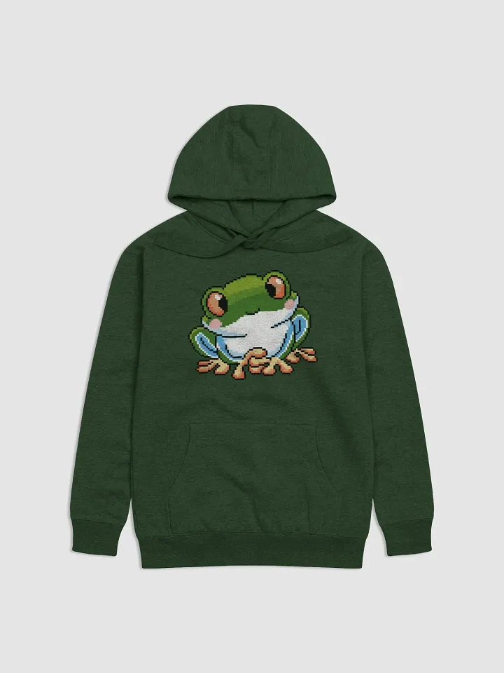 Dark Green Rip the Frog Premium Hoodie product image (1)
