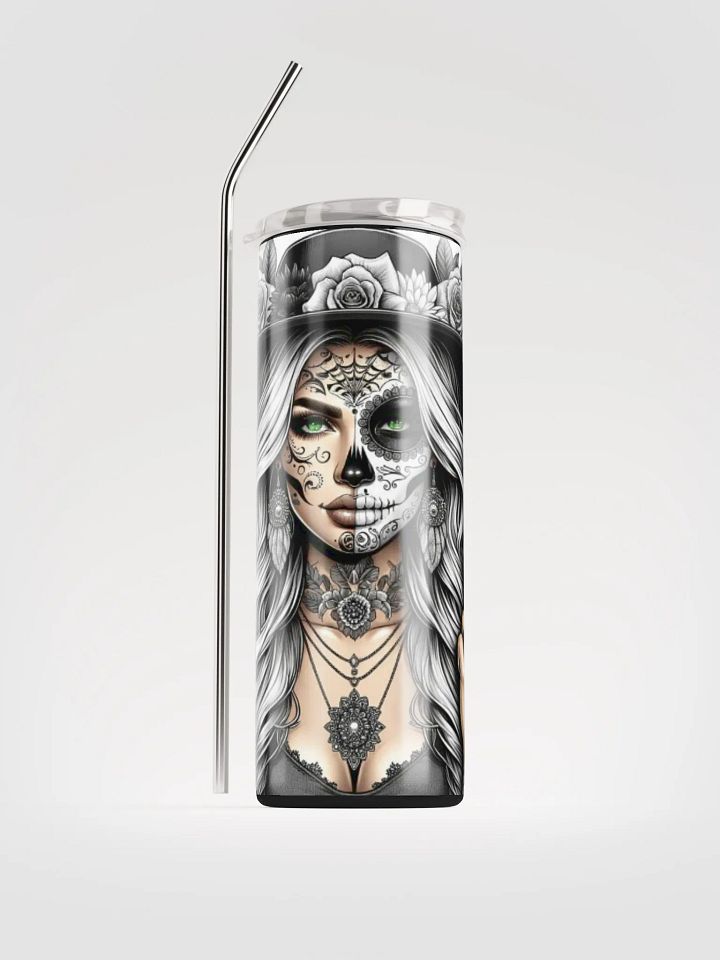 Gothic Glam Collection - Goth Girl Portrait 20 oz Tumbler - Darkly Elegant Drinkware product image (1)