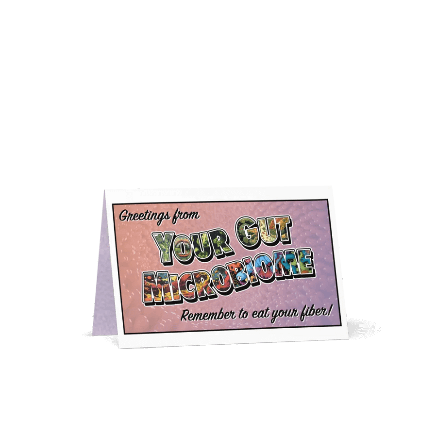 Greetings from your gut microbiome (postcard) product image (12)