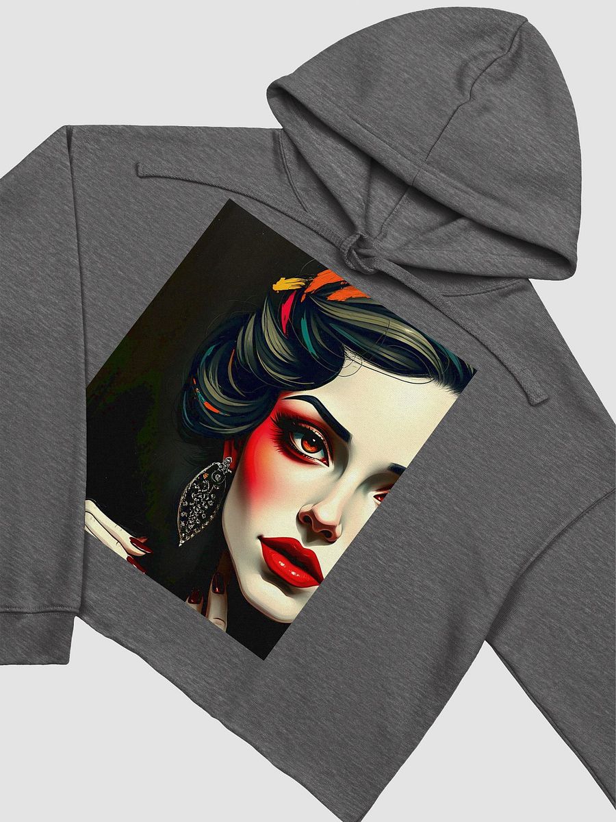 Cozy Chic: Bella+Canvas Fleece Crop Hoodie product image (3)