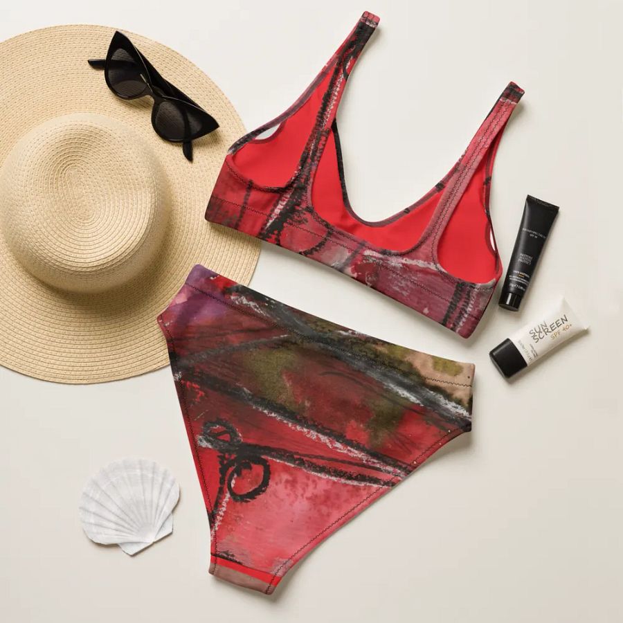 original artwork by b.reters printed on bikini product image (10)