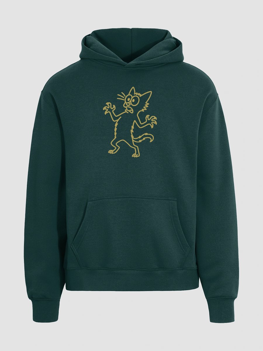 Scaredy Cat Unisex Oversized Hoodie-Paws product image (3)