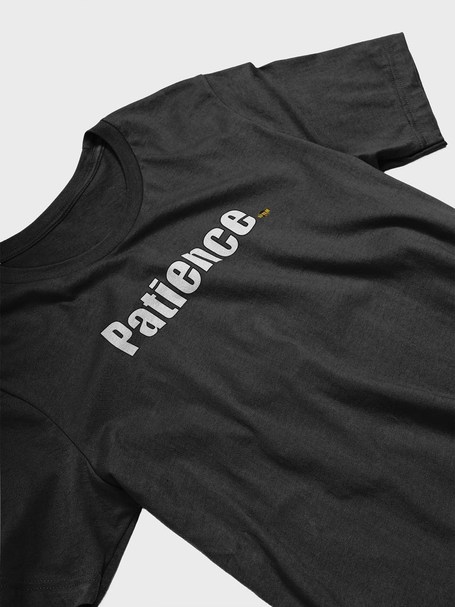 Patience Tee (white print) product image (3)