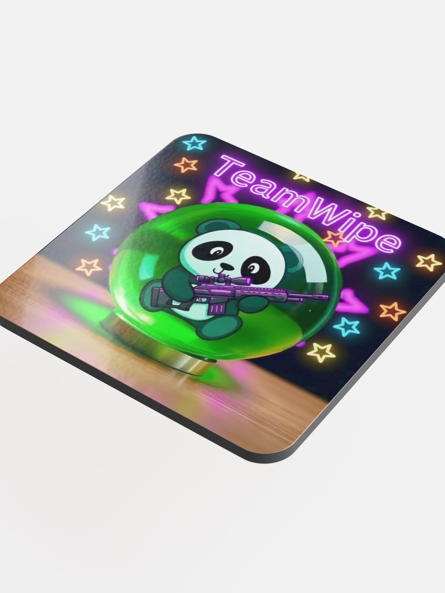Neon Panda TeamWipe Coaster product image (4)