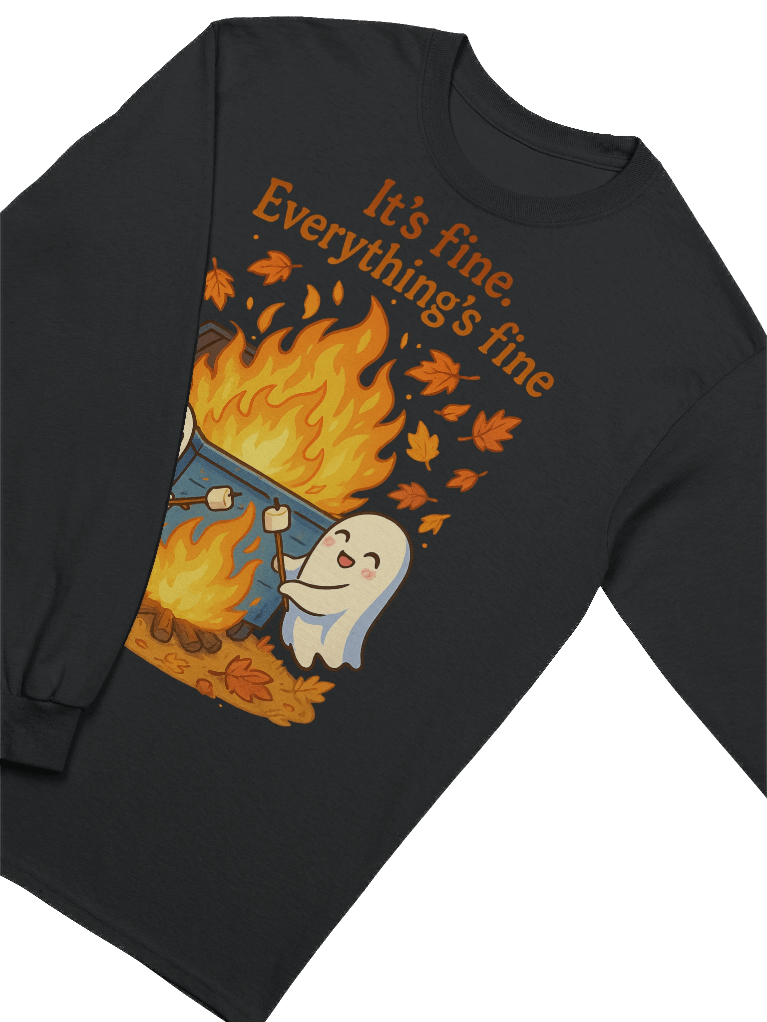 "It's Fine. Everything Is Fine." Gildan Long Sleeve product image (26)