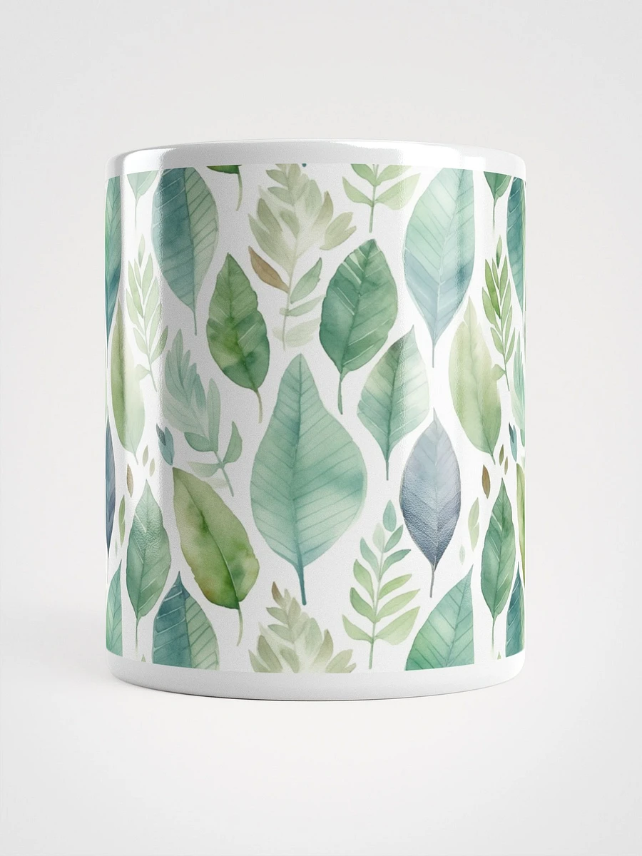 Green leaf mug product image (9)