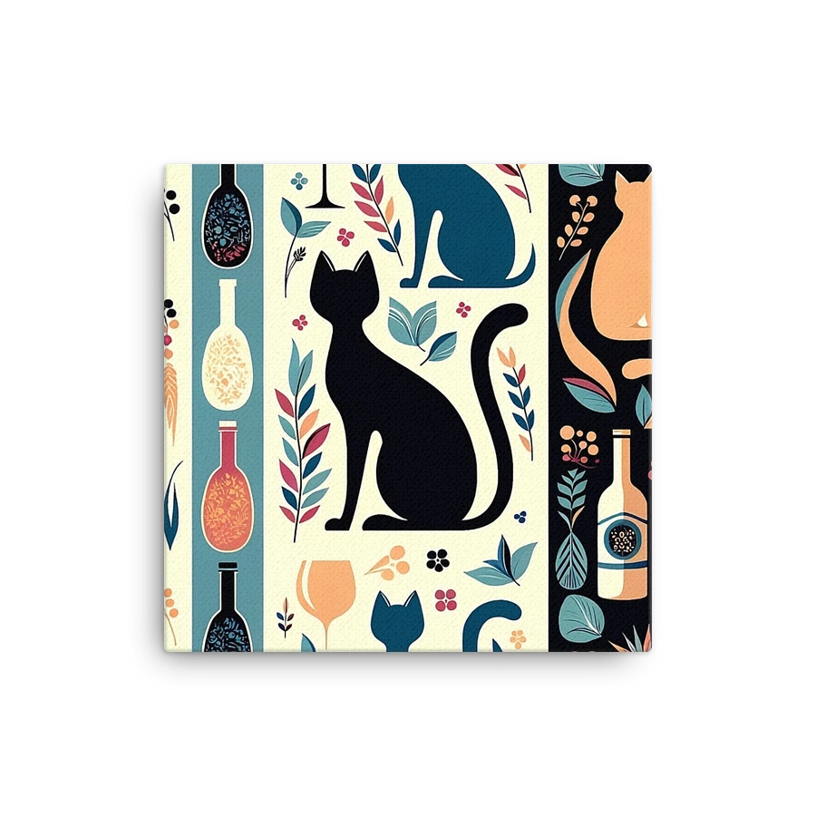 Canvas (in): Cats and Wine product image (1)