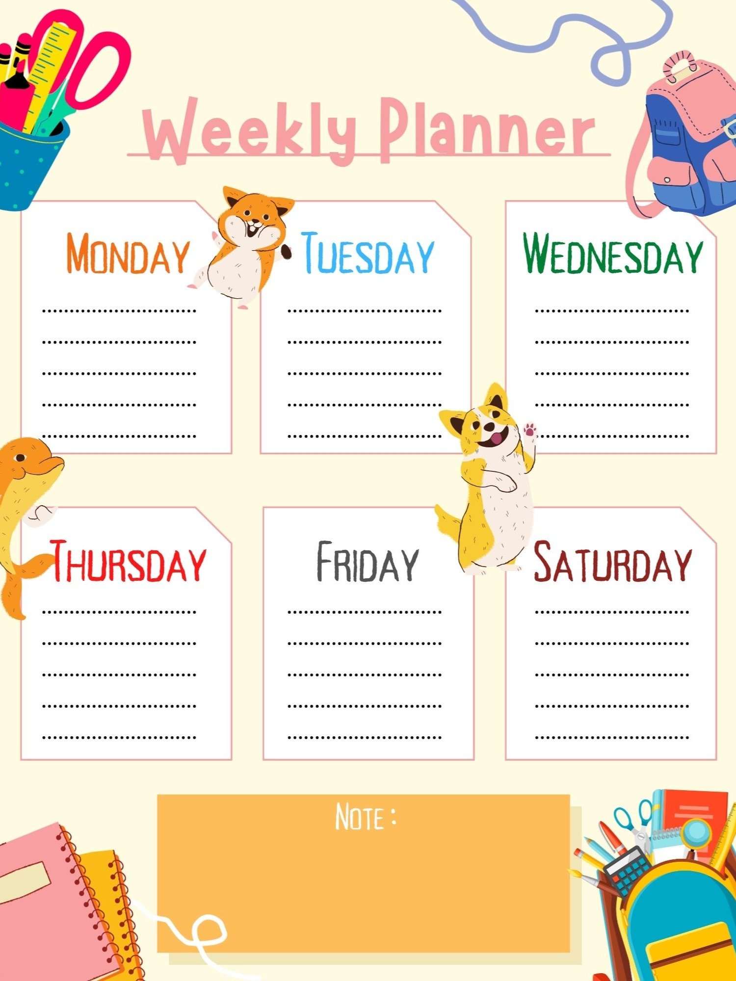 Digital Planner for Kids product image (6)