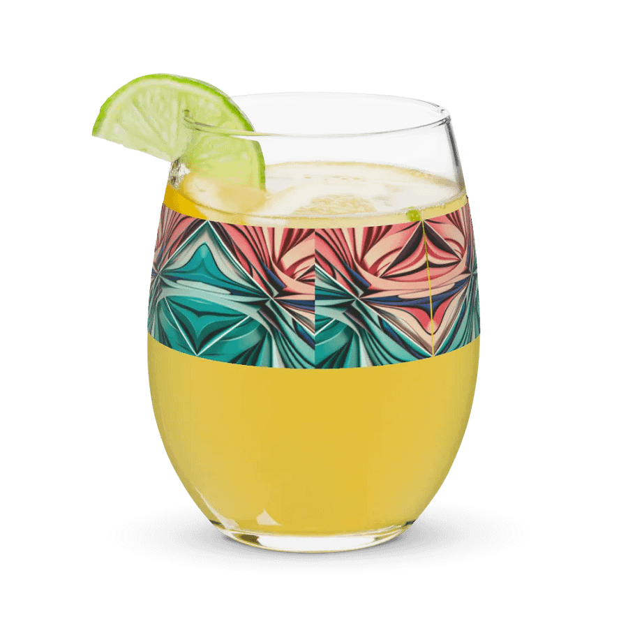 Graphic Grove Abstract Design Stemless Wine Glass - 15oz product image (11)