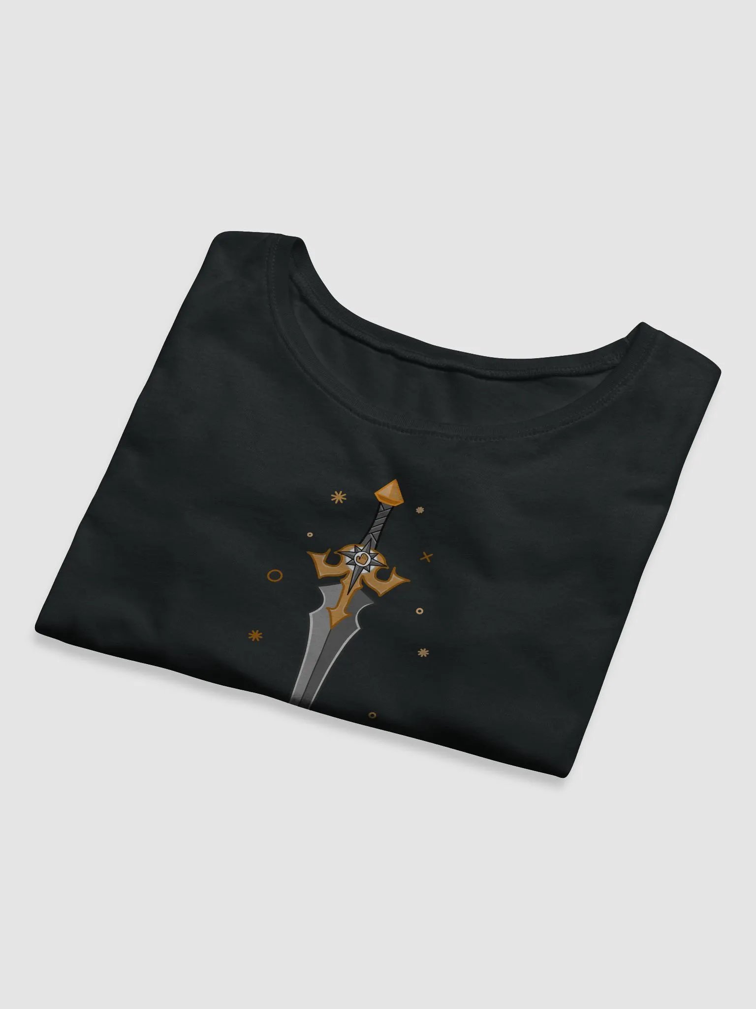 Sword in the Skull - Argent Variation - Crop Tee product image (8)