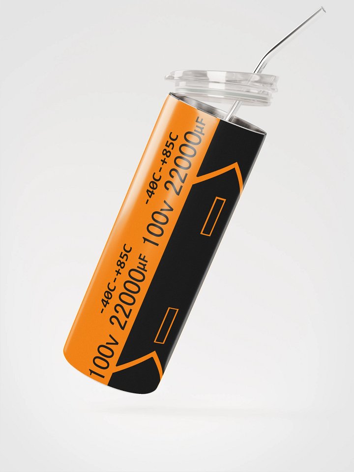Capacitor Stainless Steel Tumbler - ORANGE product image (2)