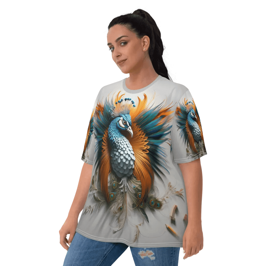 Peacock Vibrant T shirt product image (7)