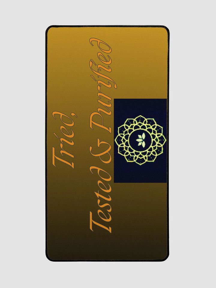 Purified Emblem Desk Mat _Gold product image (2)
