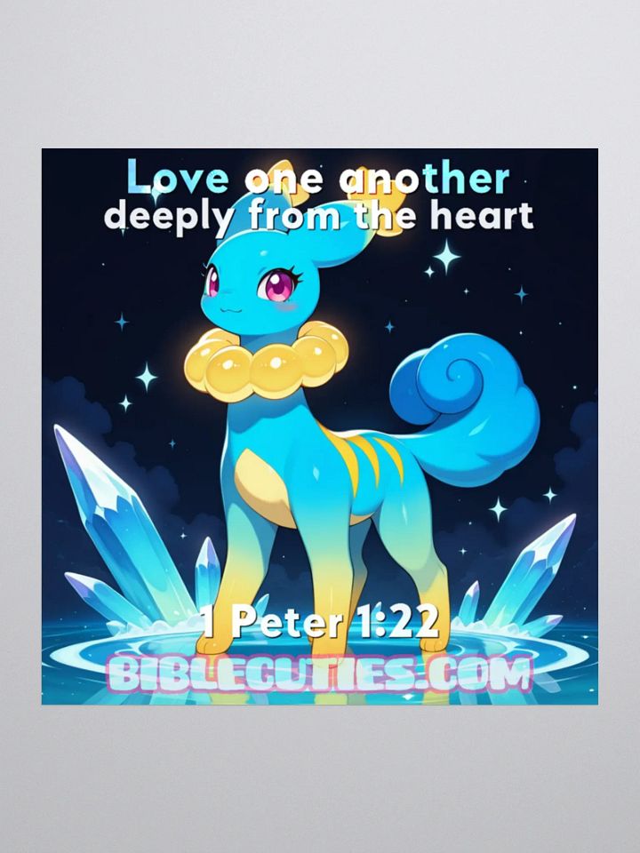 Bible Cuties Olivia - Love one another deeply from the heart Sticker product image (1)