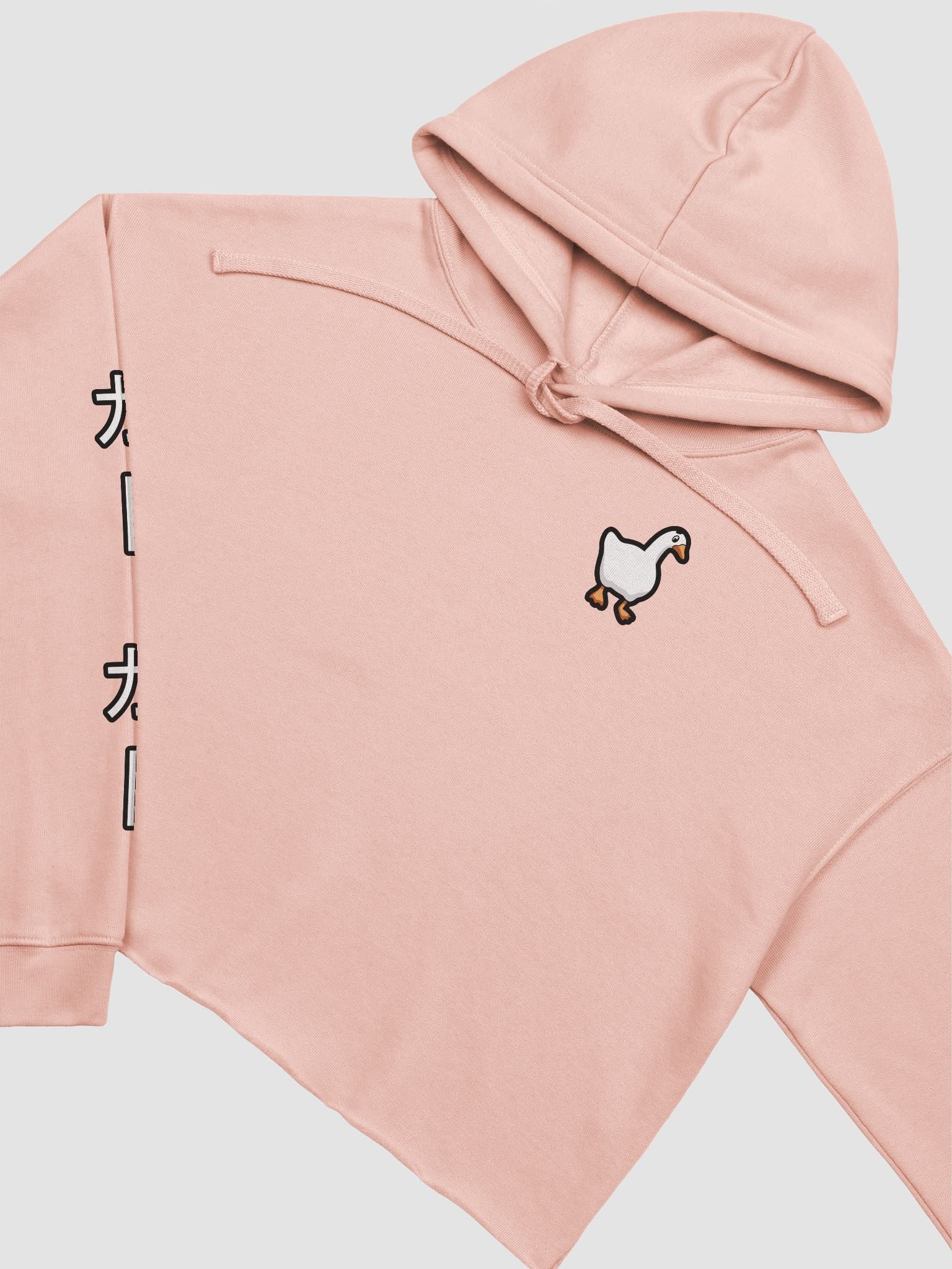 Japanese Text Cropped Hoodie product image (2)