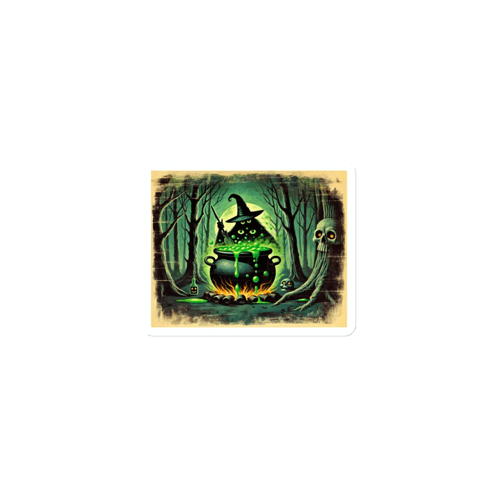 Cauldron Monster with Witch's Brew Die-Cut Magnet product image (1)