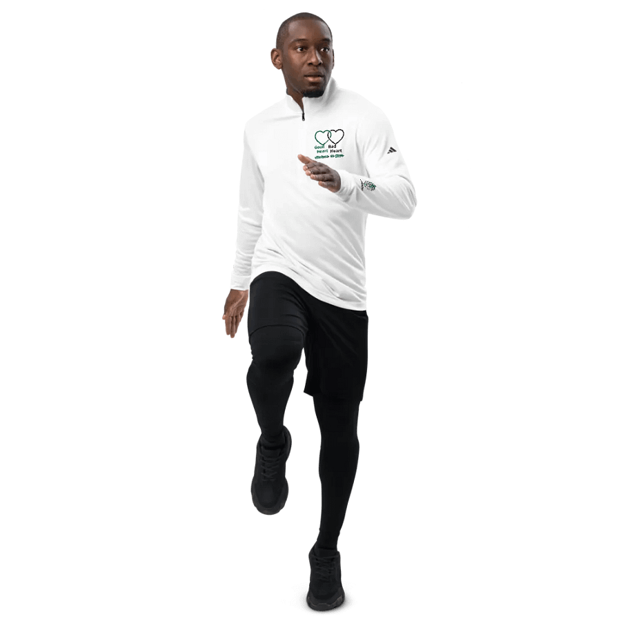 Good Heart Choices Quarter-Zip PulloverEcoAdidas Quarter Zip Pullover – Where Sustainability Meets Performance product image (6)