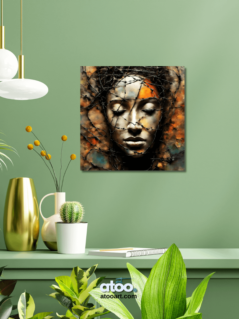 Be Free to Yourself | The Last Sleep | Canvas Painting product image (3)