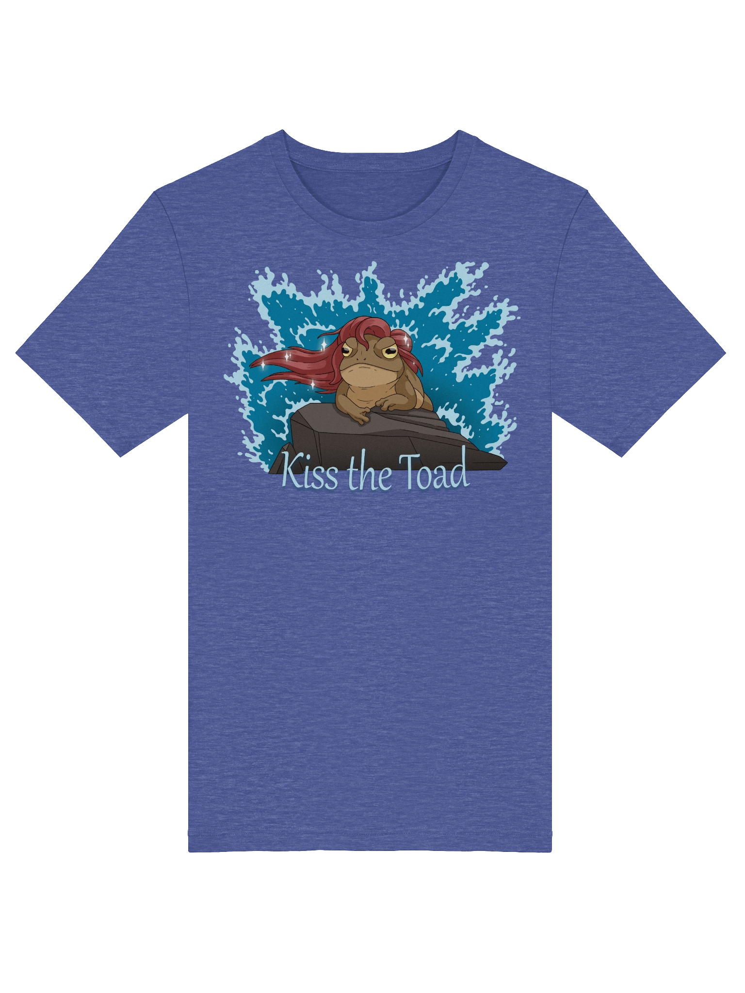 Kiss the Toad - Funny Frog Mermaid Parody T-Shirt (DTFx) product image (20)