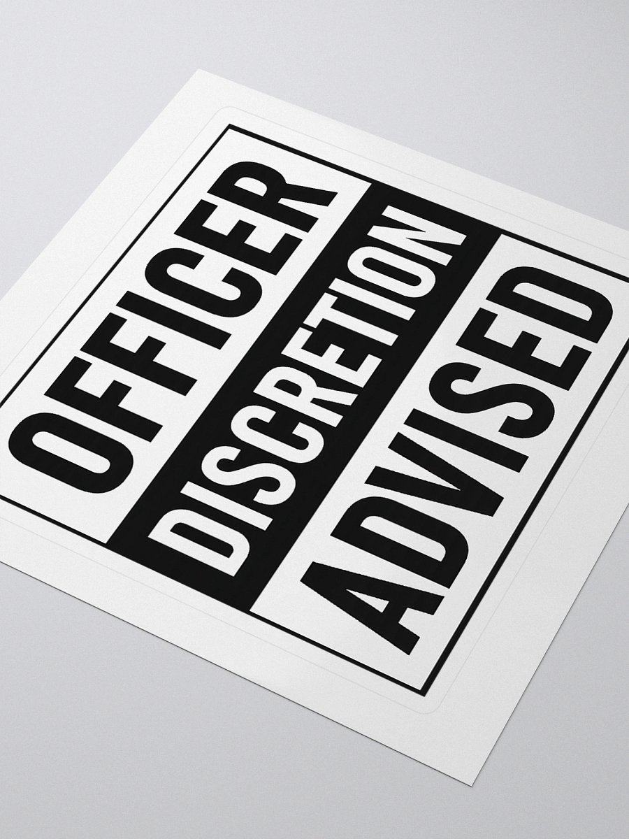 Undercover Warning Stickers product image (3)