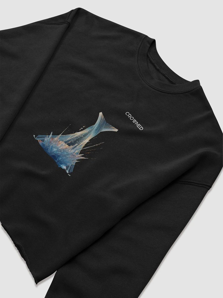 Aqua Spiral Fleece Sweatshirt product image (5)