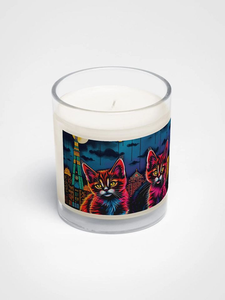 Neon City Kittens Soy Wax Candle product image (2)