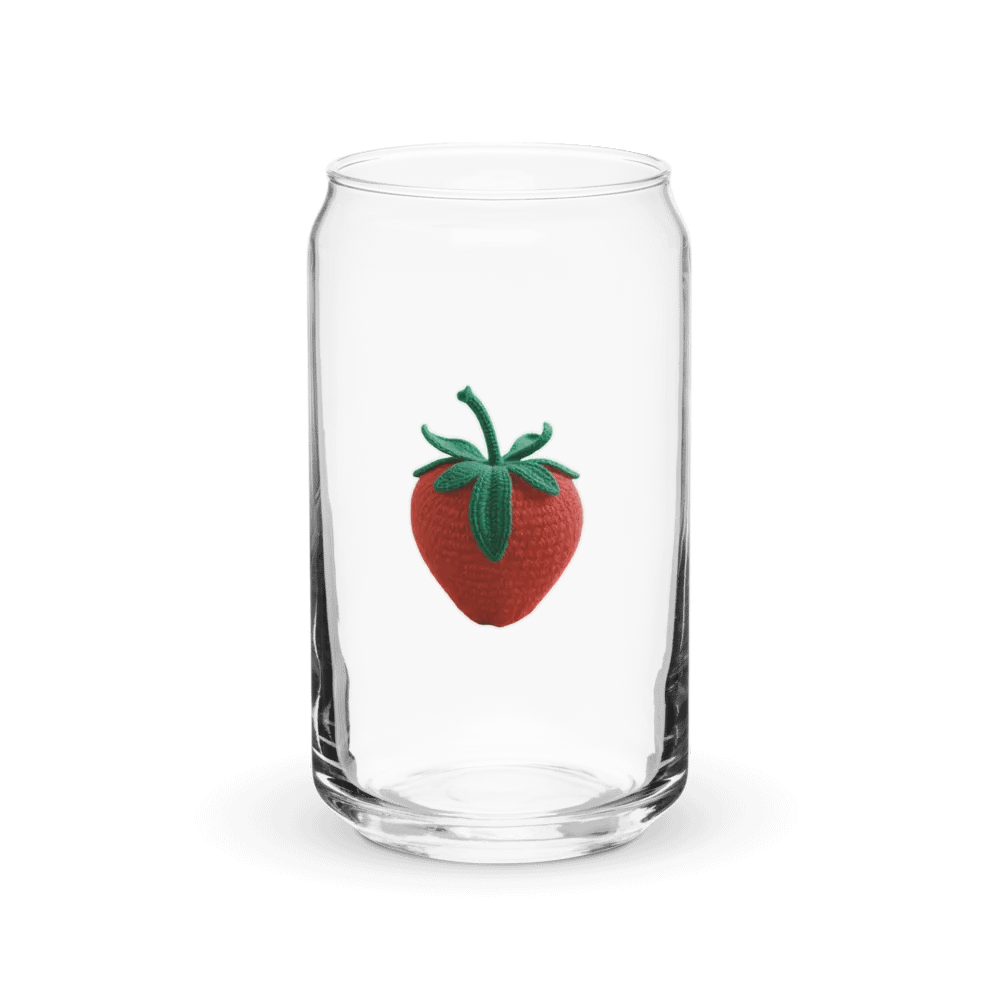CozyAvocado Can Shaped Glass Strawberry #1 product image (2)
