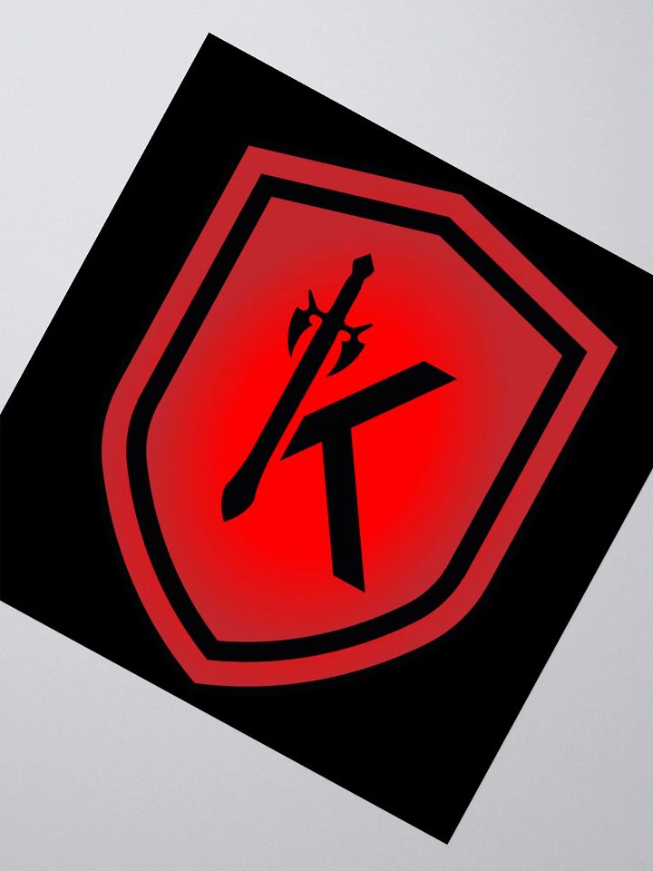Killadrix Shield Logo - Sticker (Black) product image (2)