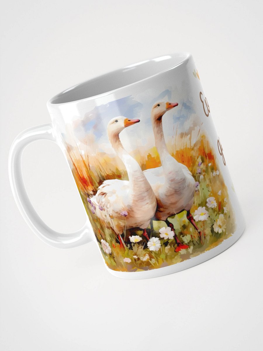 Guardian Geese White Glossy Mug product image (5)
