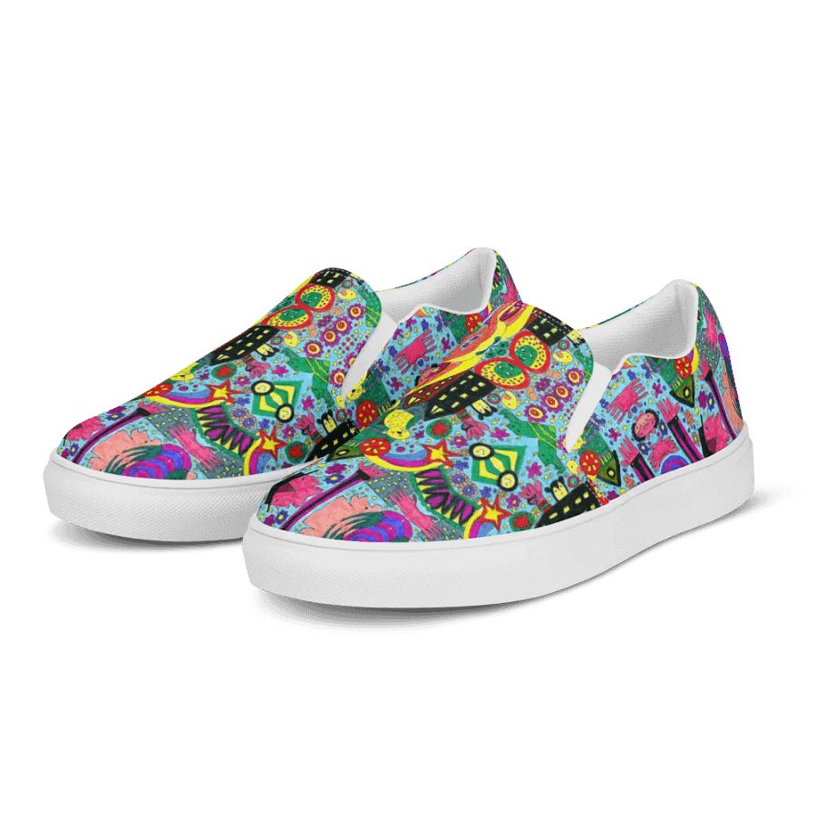 Kaleidoscope Dream Men's Slip-On Shoes product image (4)