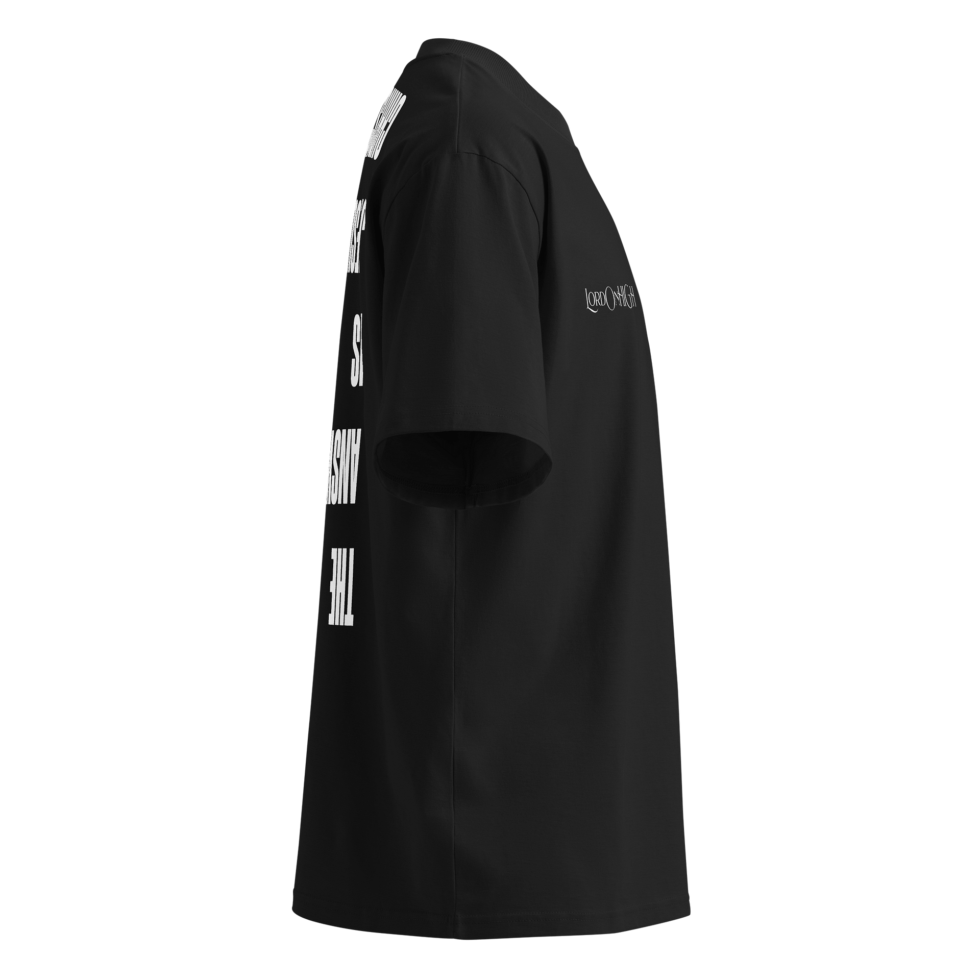 Lord On HIGH | THE ANSWER | UNISEX OVERSIZED TEE | White product image (6)