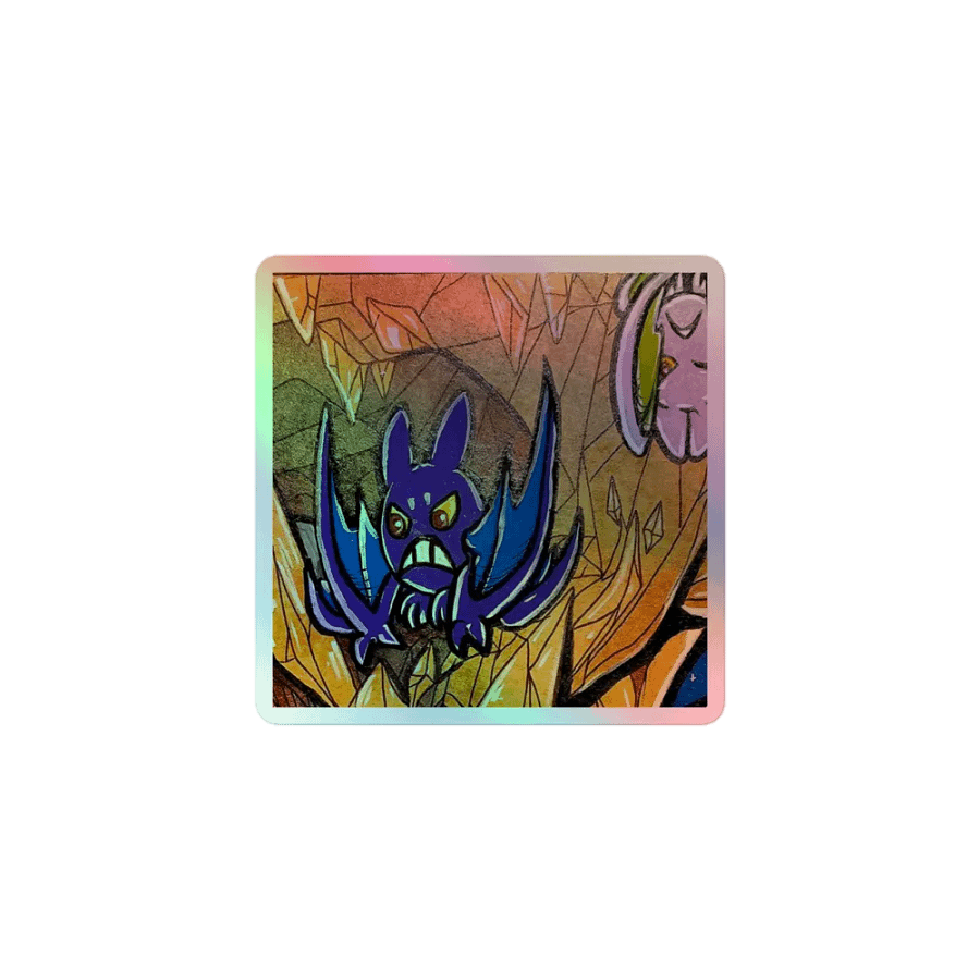 Crobat Gang Holofoil Sticker product image (1)