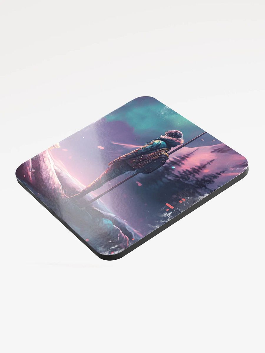 Without You Glossed Cork Coaster product image (3)