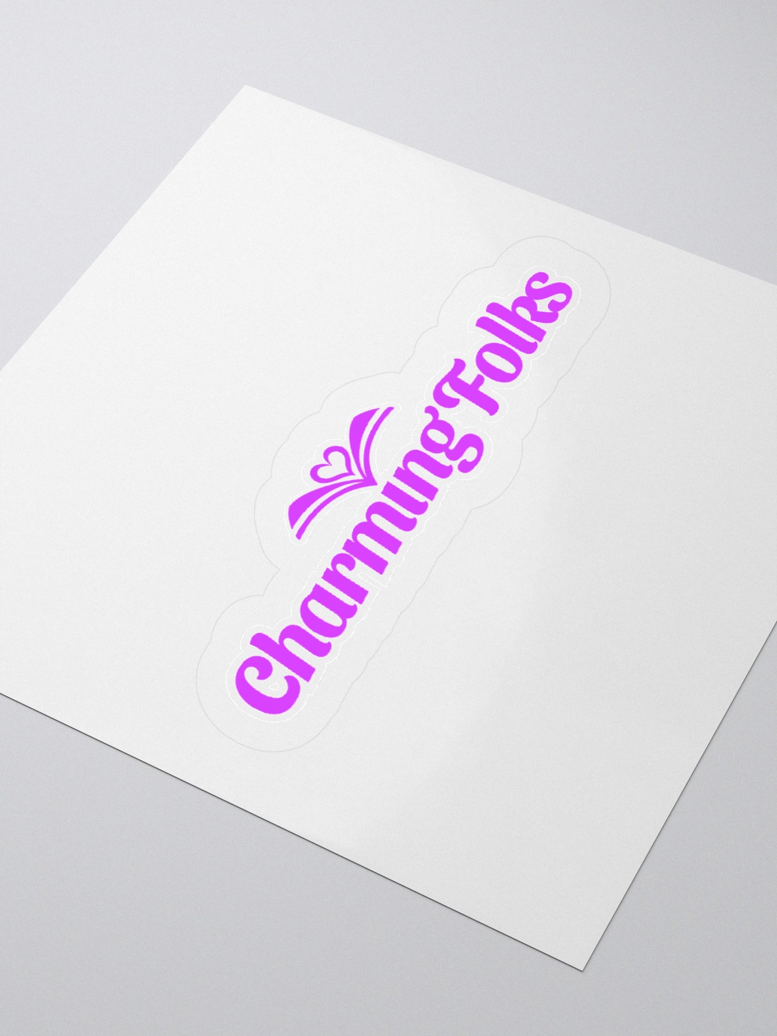 Charming Folks Logo Sticker product image (11)