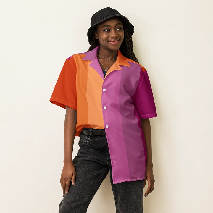 Lesbian Pride Flag - All-Over Hawaiian Shirt product image (2)