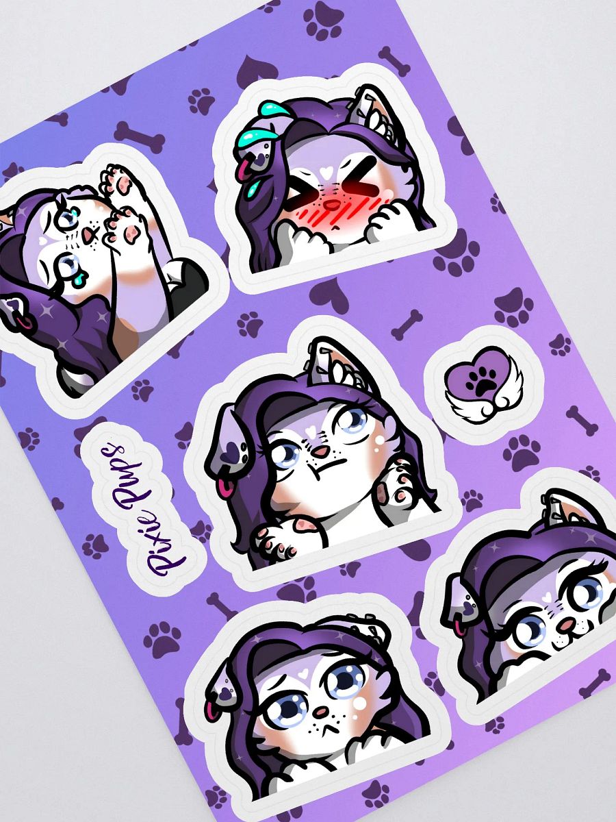 Shy Pixie Sticker Pack product image (2)