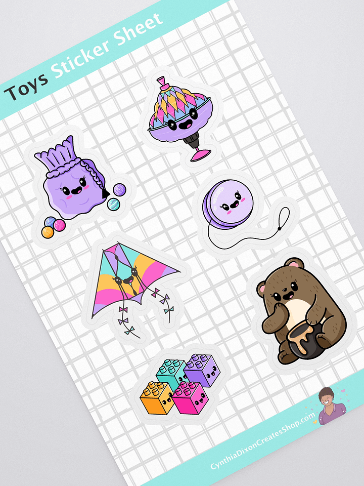 Toys Sticker Sheet product image (2)