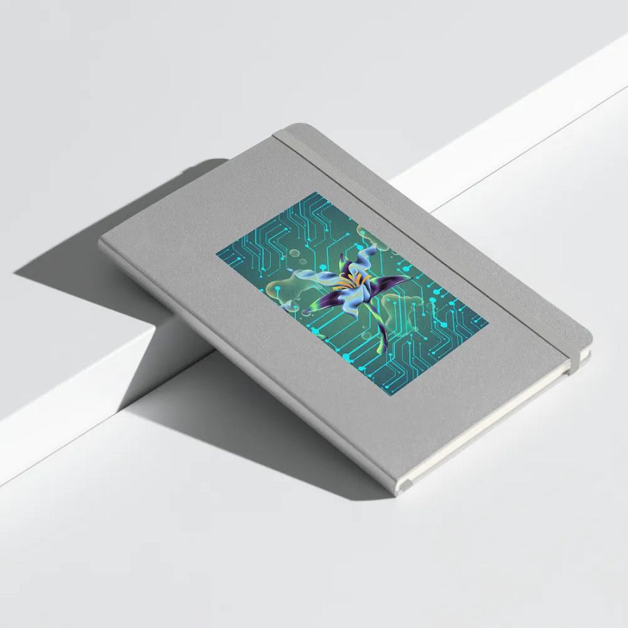 Floral Tech Fusion Hardcover Journal for the Techi lady or gent son daughter product image (9)