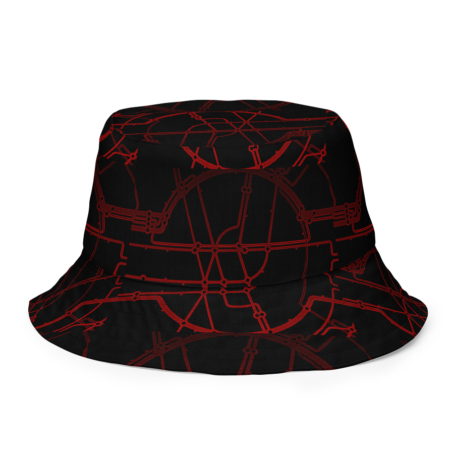 The Brisk Selection Bucket Hat Neon Red Logo product image (9)
