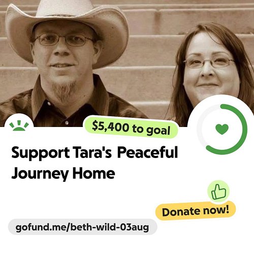 One of my husband's coworkers. I may be doing a charity stream soon 

From the GoFundMe page:

Tara was recently diagnosed wi...
